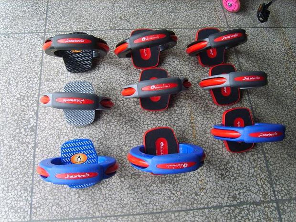 Plastic Material High Speed Drift Skate Board With Roller Whirlwind Skateboard - enhanced image 2