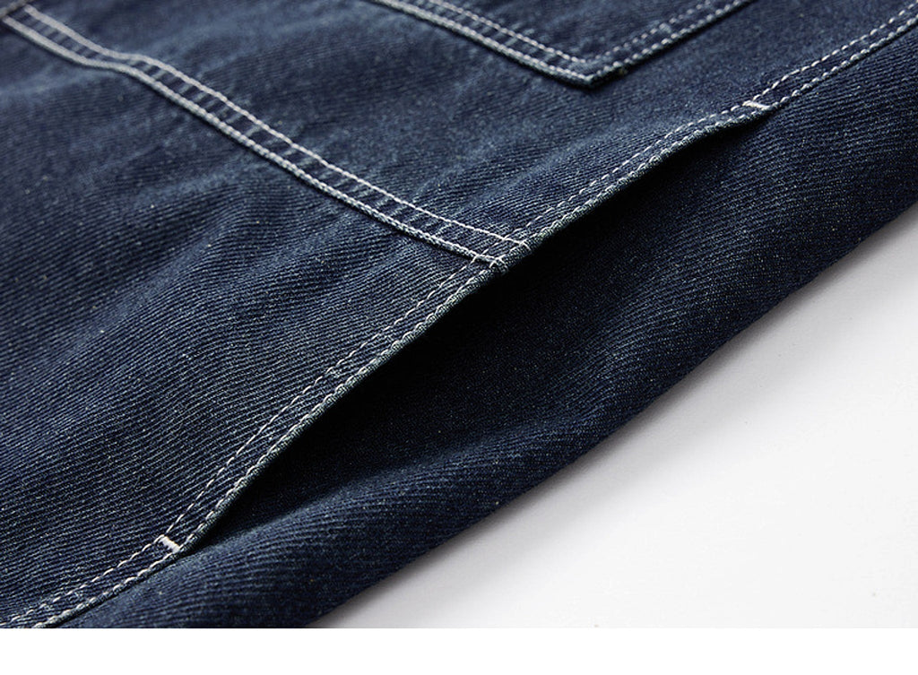 Pocket Decorative Lapel Men's Jacket