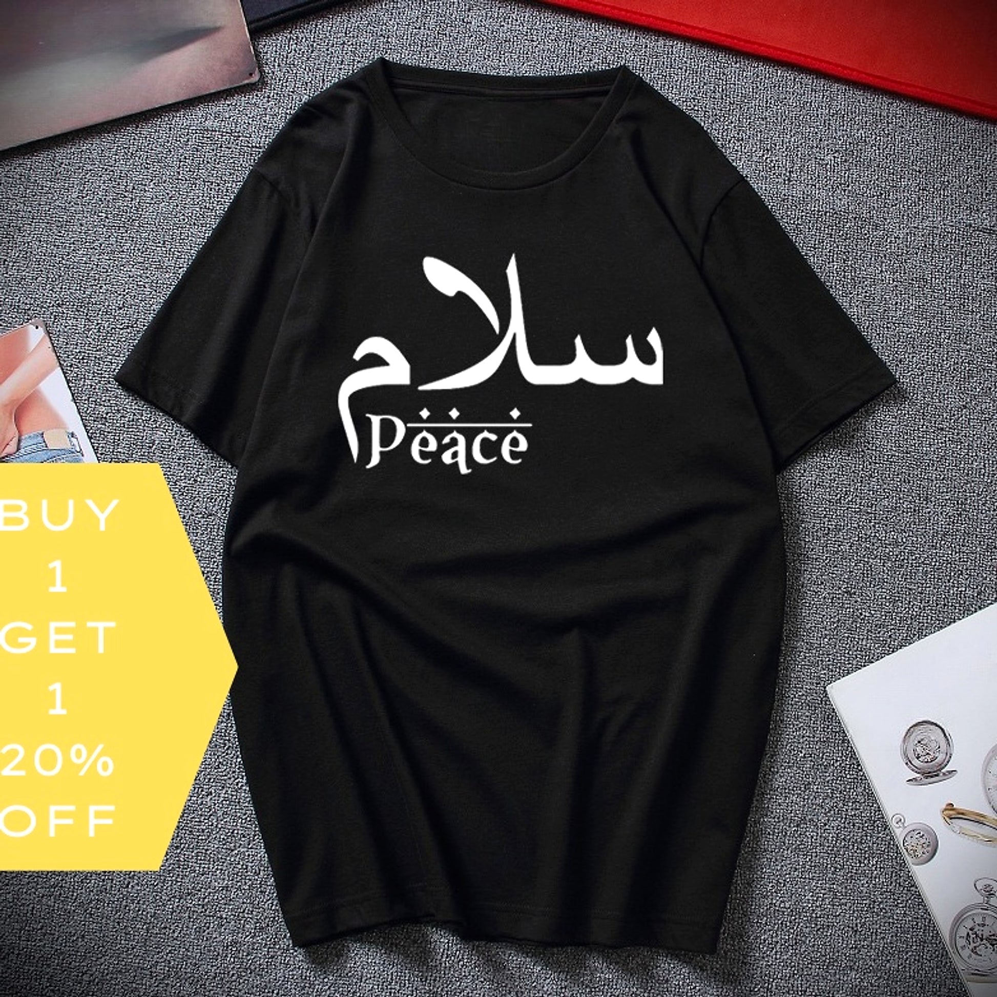 Polyester Printed Short-sleeved Shirt For Men - enhanced image 2