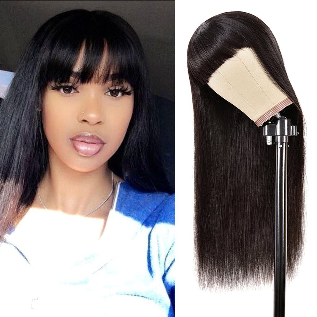 LuxeWave Headgear Upside Down Real Human Hair - enhanced image 2