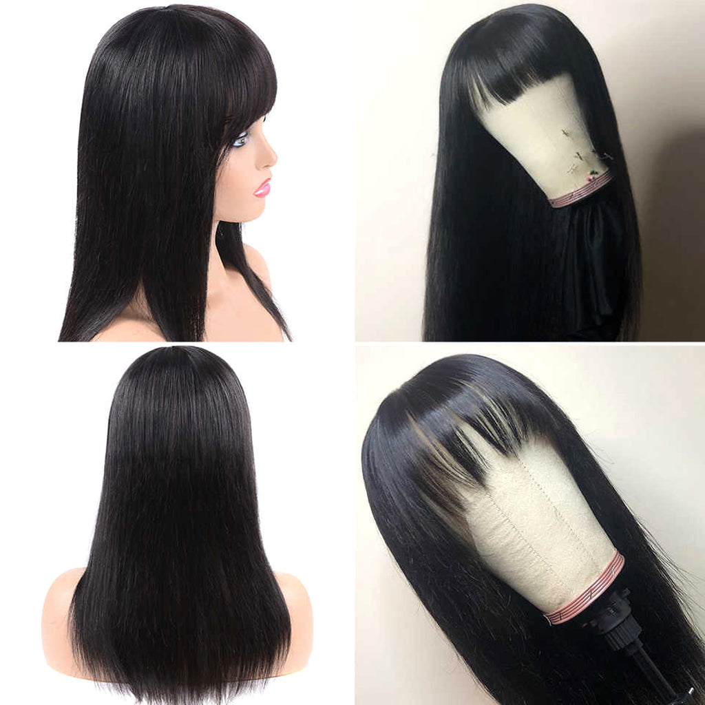 LuxeWave - Real hair wig headgear NOIR - enhanced image 2