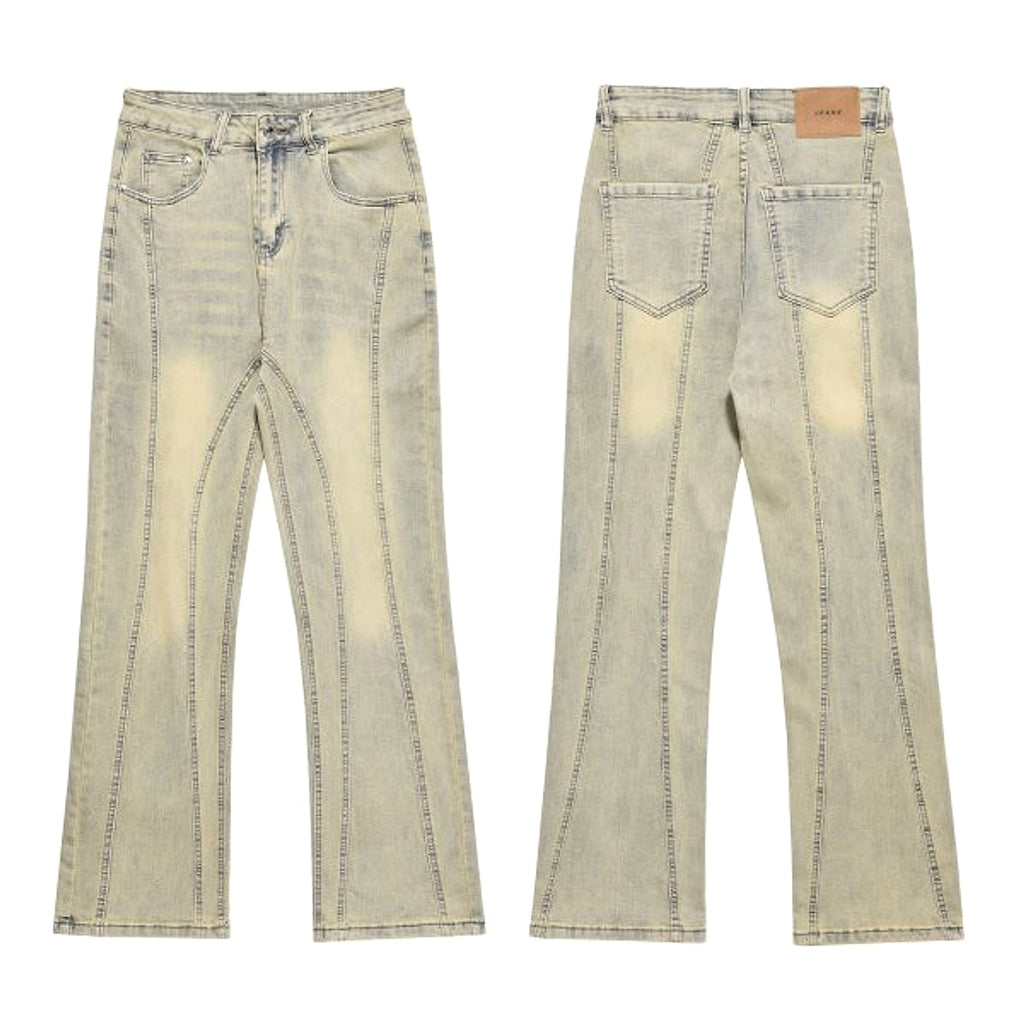 RO Style Wide Leg Patchwork Cargo Pants Women 's Jeans Youth Unisex - enhanced image 2