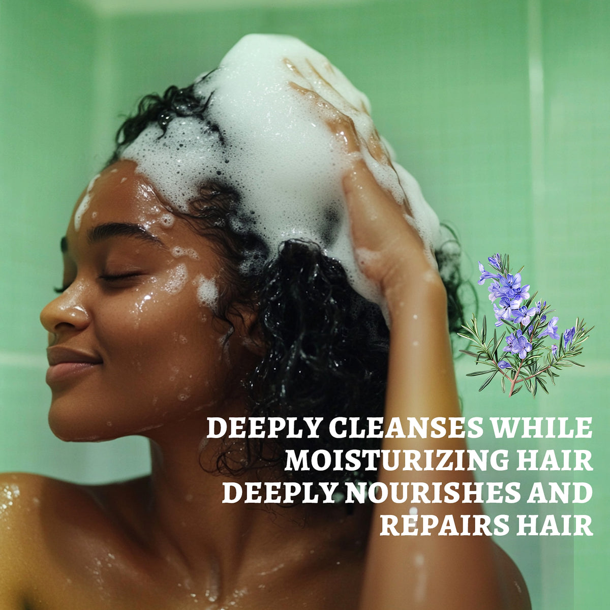 Rosemary Deep Clean Shampoo – Gentle Care, Real Results - enhanced image 2