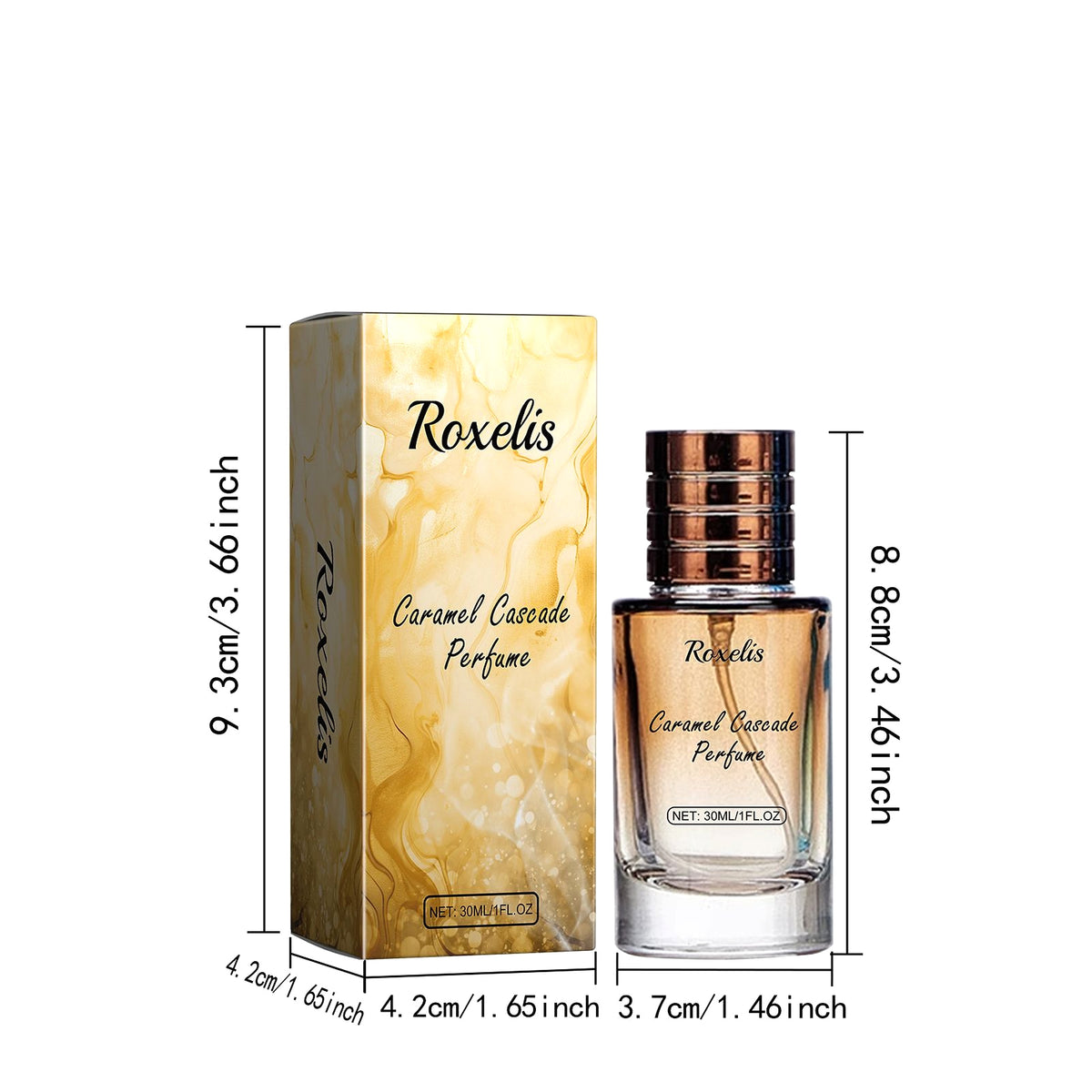 Roxelis Women's Charming Perfume Fresh Natural Light Fragrance Niche Perfume Exudes Charm Couple Dating Fragrance Perfume - enhanced image 2