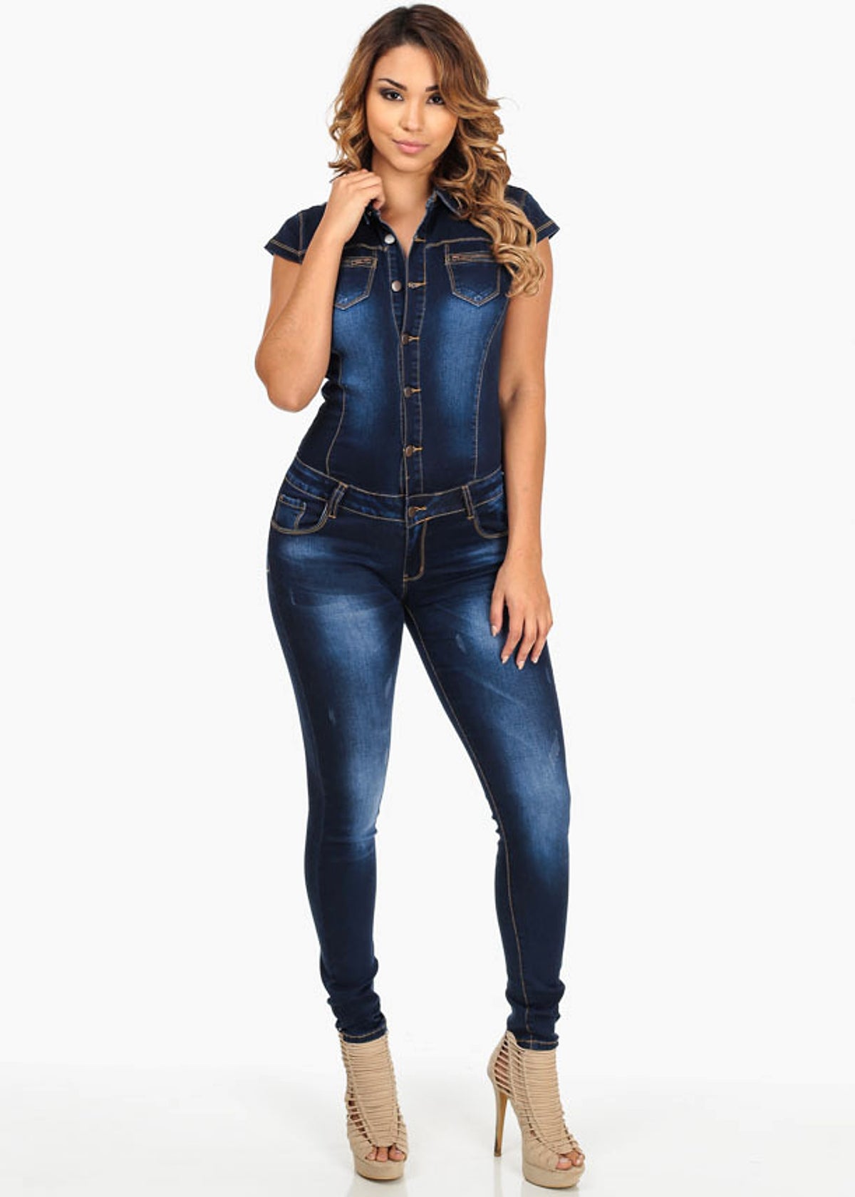 Slimming jumpsuit - enhanced image 2