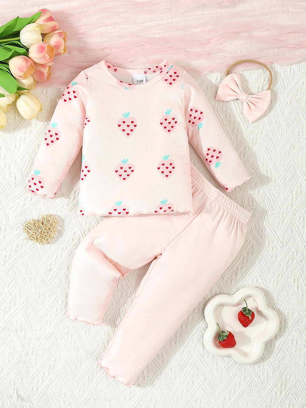 SnugBuds™ – Infant 3-Piece Set (Top + Pants + Hat) - enhanced image 2