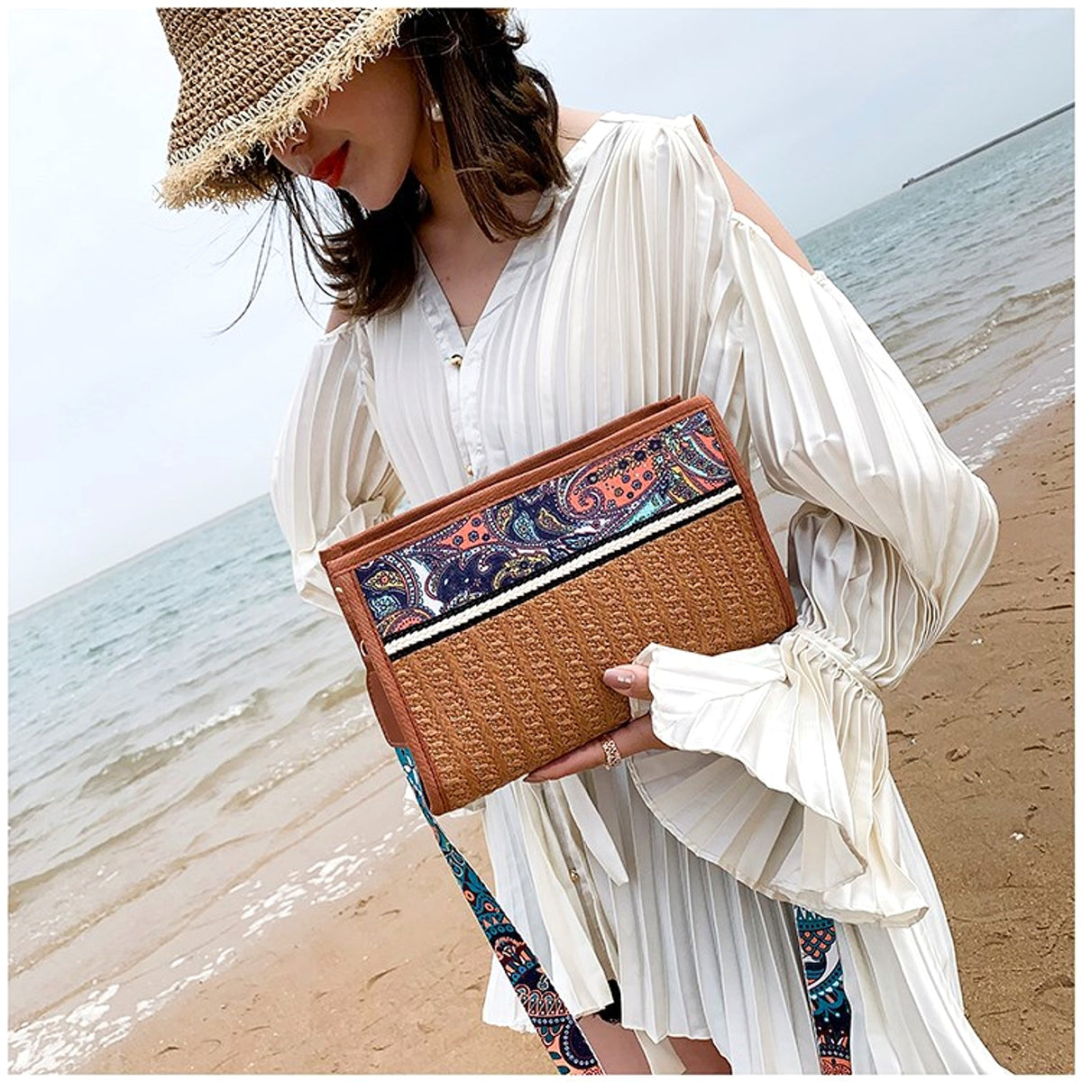 SolunaWeave™ – Ethnic Breeze Crossbody - enhanced image 2
