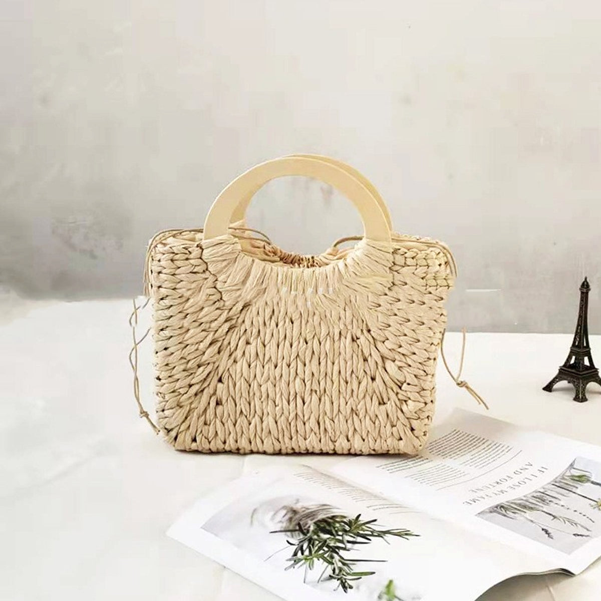 SolunaWeave™ – Pastoral Loop Handle Tote - enhanced image 2