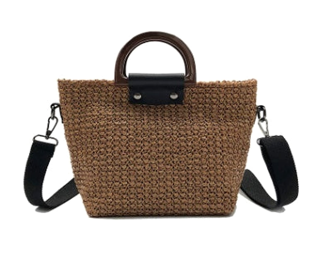 SolunaWeave™ – Simple Straw Utility Tote - enhanced image 2