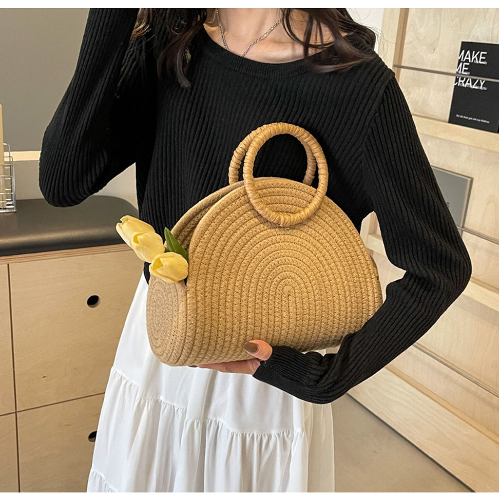SolunaWeave™ – Tulip Shell Handbag - enhanced image 2