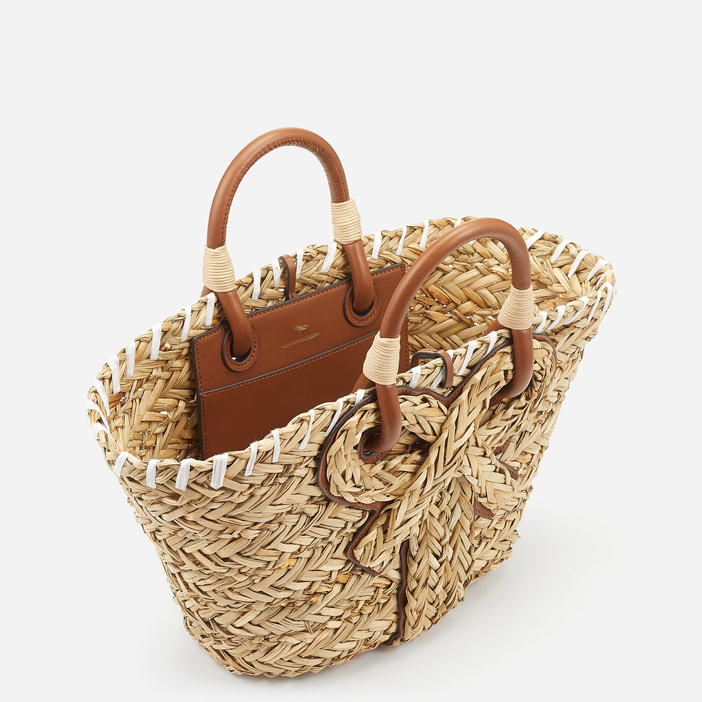 SolunaWeave™ – Walton Bowknot Basket Bag - enhanced image 2