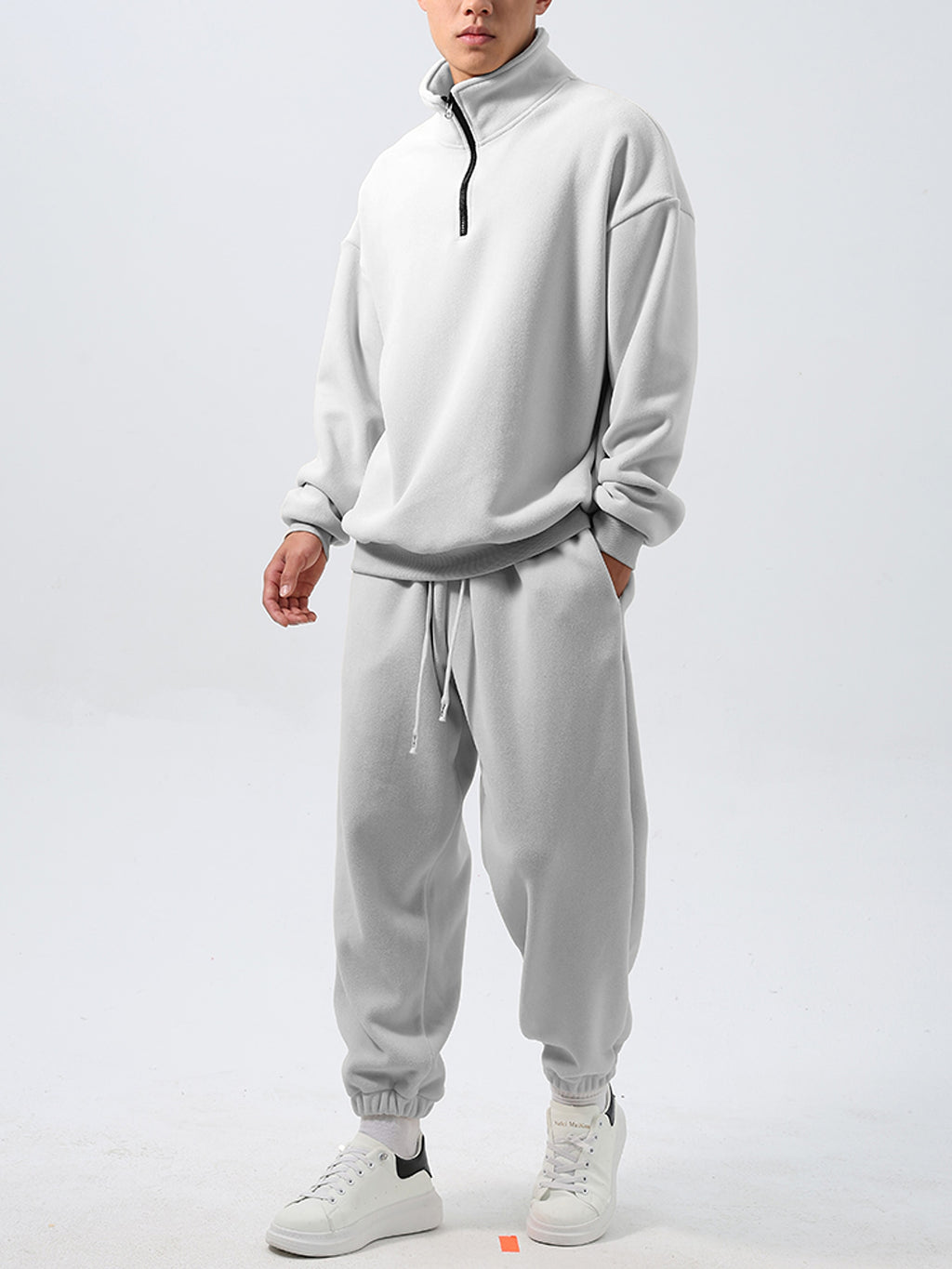 Men's Fleece Tracksuit – Wide Fit, Ultimate Comfort - enhanced image 2