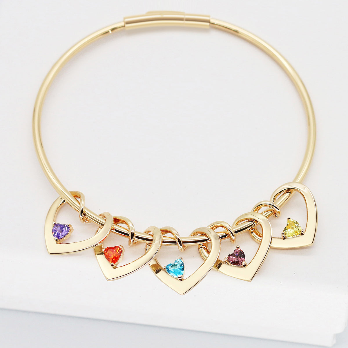 Stainless Steel Bracelet With Diamond - enhanced image 2