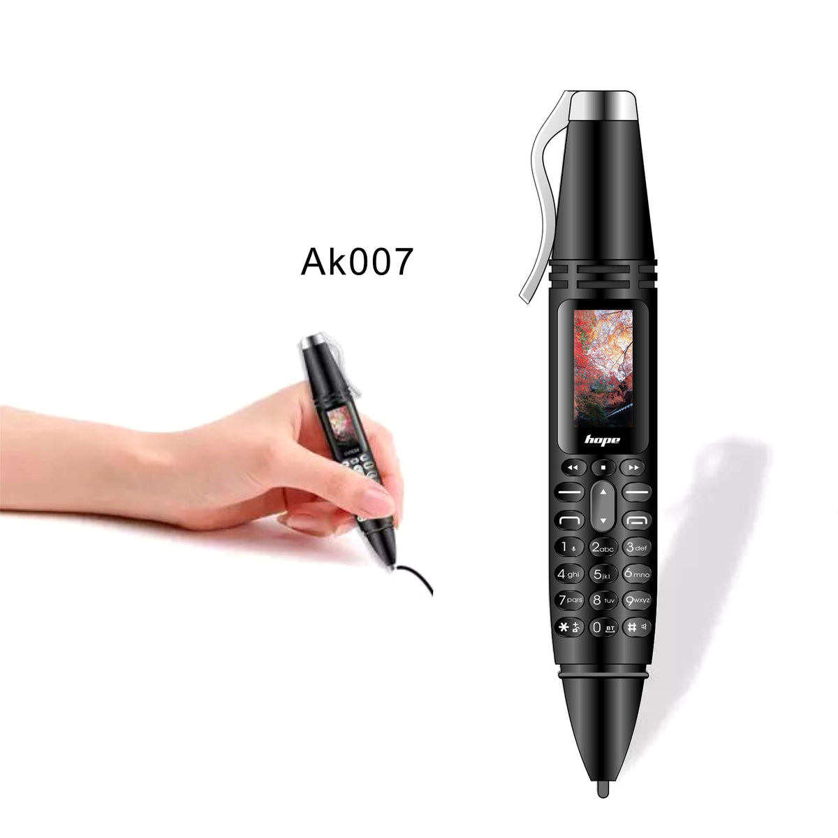 The New AK007 Ultra-small Mini Bluetooth Phone Multi-language Accessories - enhanced image 2