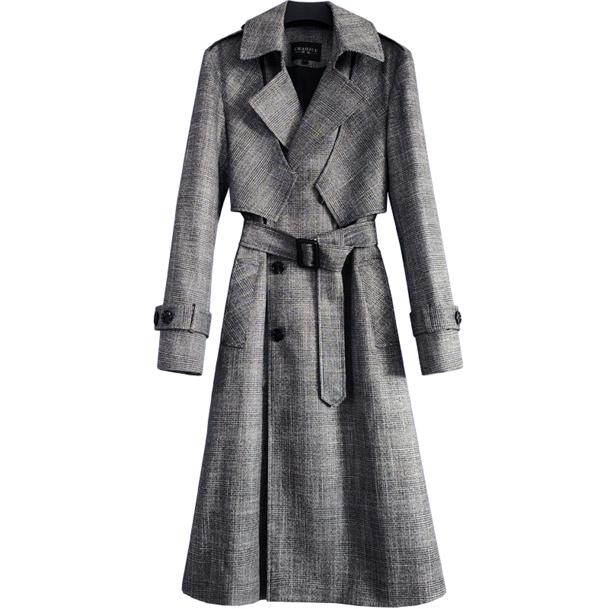 The Trenchcoat Is Over The Knee And Long Men - enhanced image 2