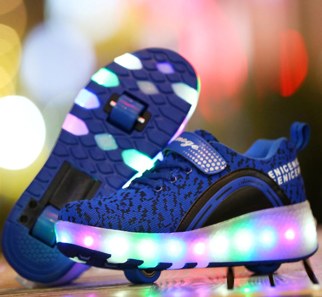 Ultra-light Luminous And Rechargeable Roller Skates - enhanced image 2
