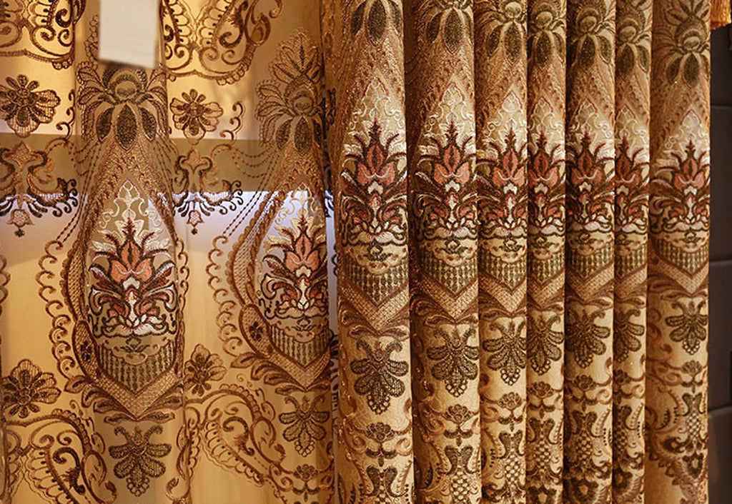 VeloraDrape™ – European Luxury Embroidered Curtains for Grand Spaces - enhanced image 2