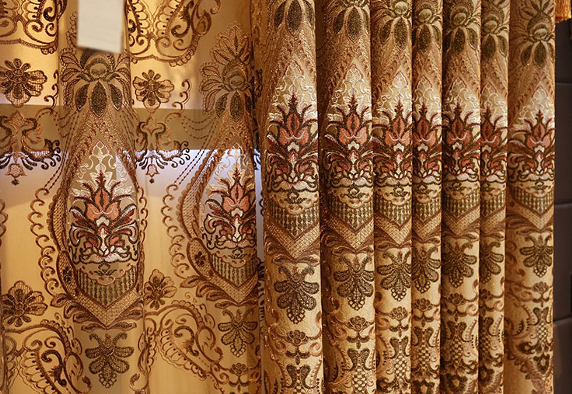 VeloraDrape™ – European Luxury Embroidered Curtains for Grand Spaces - enhanced image 2