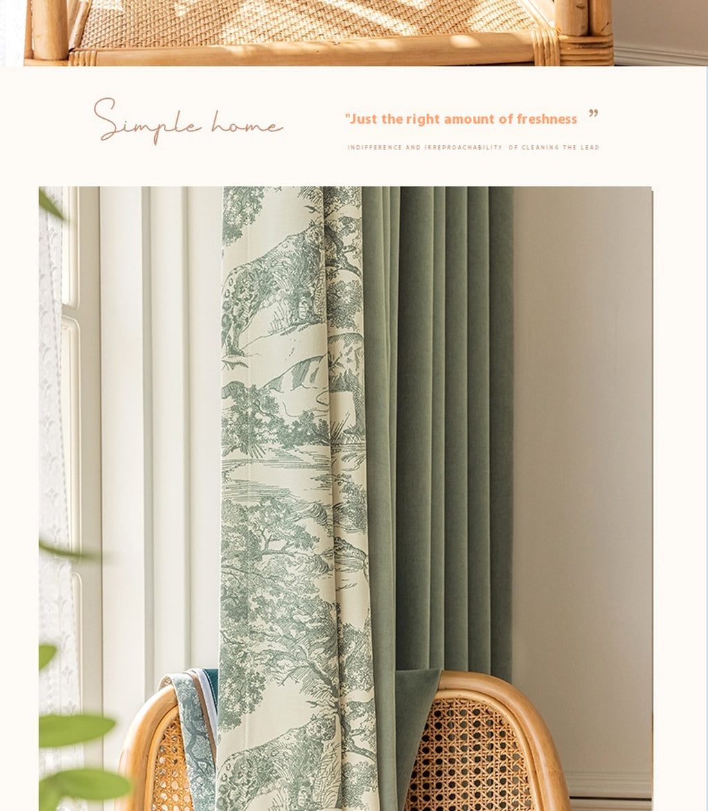 VeluxeDrape™ – French Chenille Blackout Curtain for Bedrooms - enhanced image 2