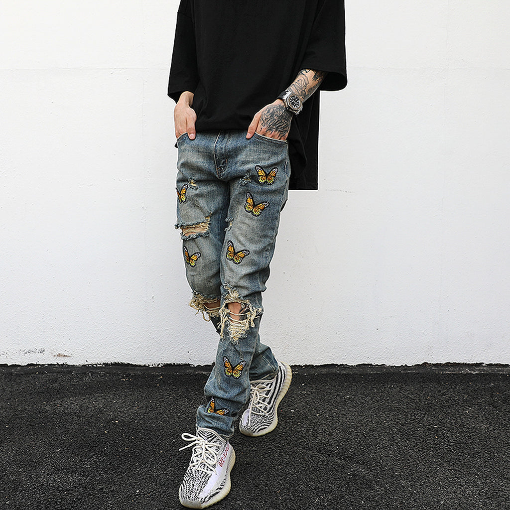 Women 's Butterfly jeans - enhanced image 2