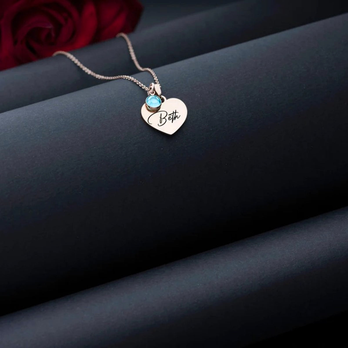 Women's English Letter Stainless Steel Necklace - enhanced image 2