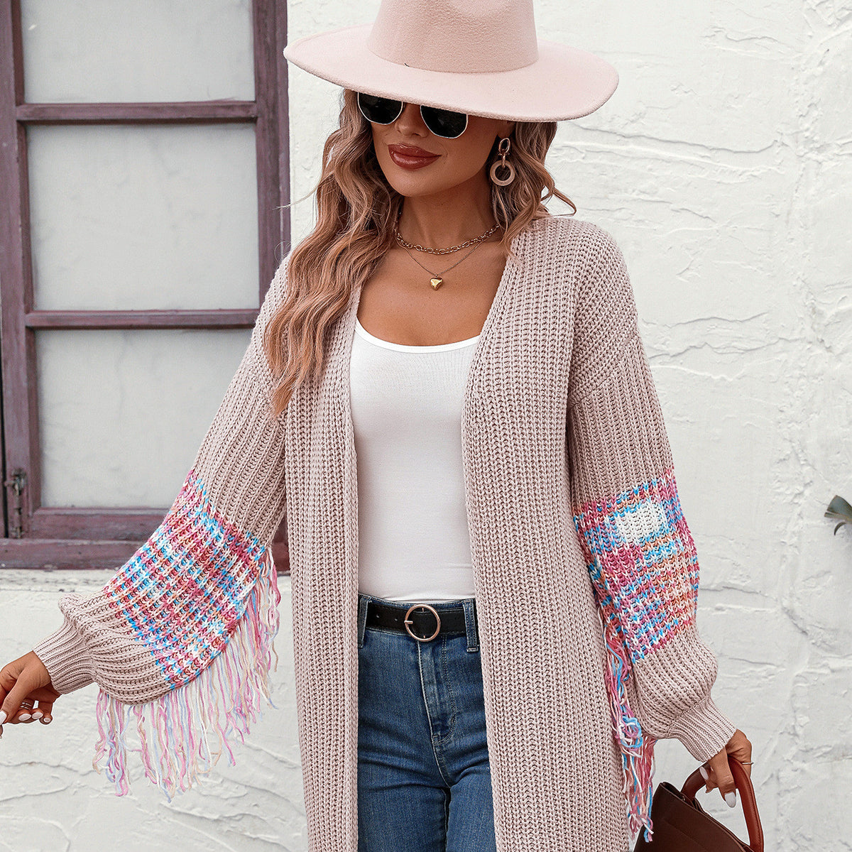 Women's Fashion Casual Tassel Sweater - enhanced image 2
