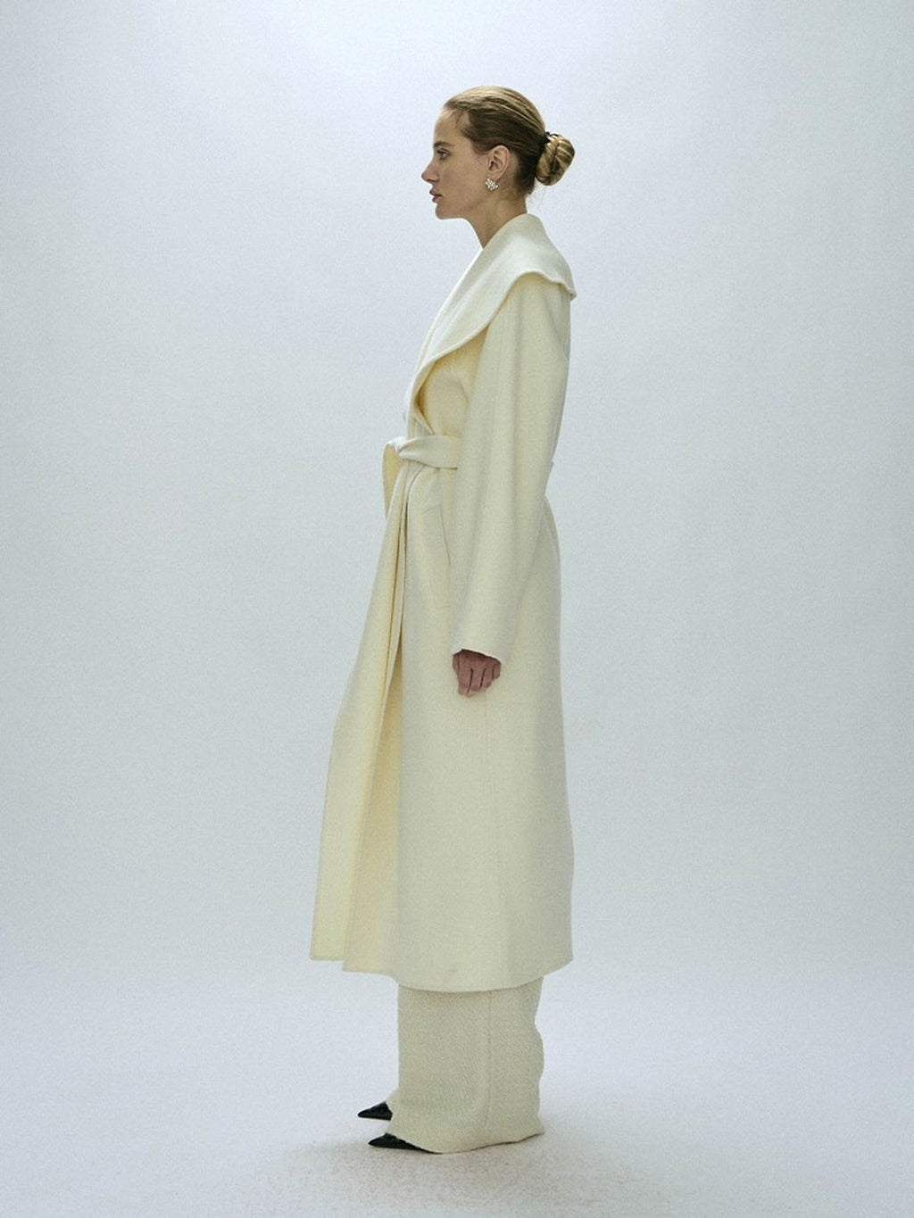Women's Fashion Double-sided Wool Overcoat Coat - enhanced image 2