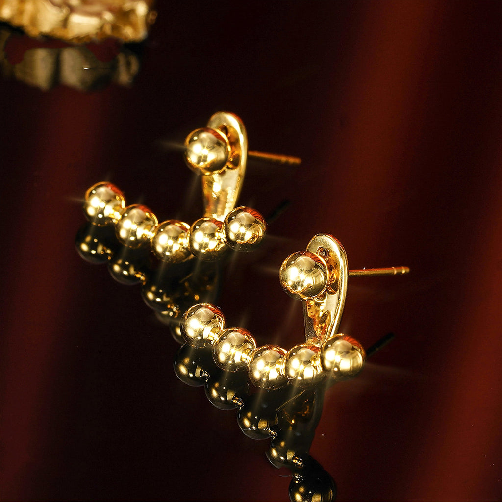 Women's Fashionable And Temperamental Geometric Earrings - enhanced image 2