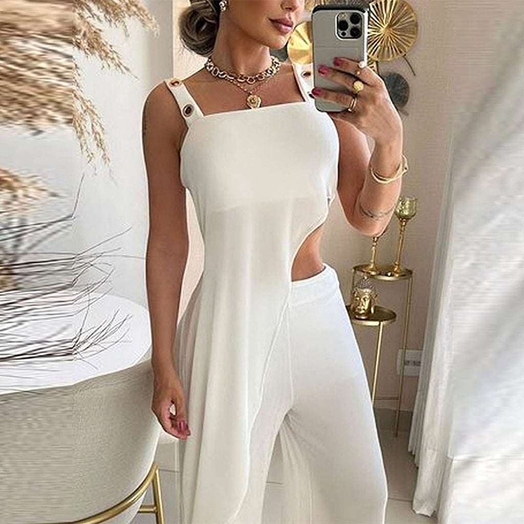 Women's Irregular Top Trousers Suit - enhanced image 2