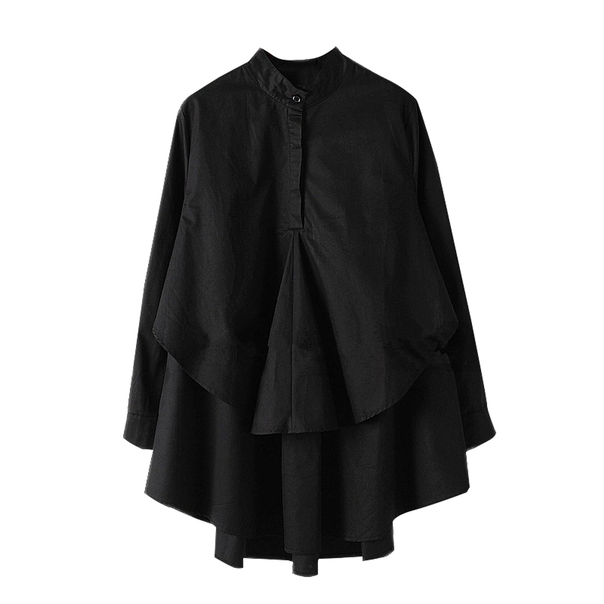 Women's Spring And Autumn Stand Collar Slim Mid-length - enhanced image 2