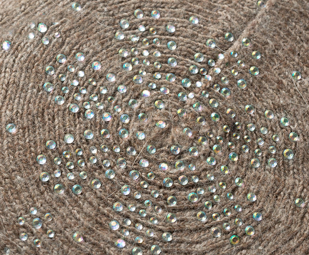 Wool warm beret hat cap - enhanced image 2
