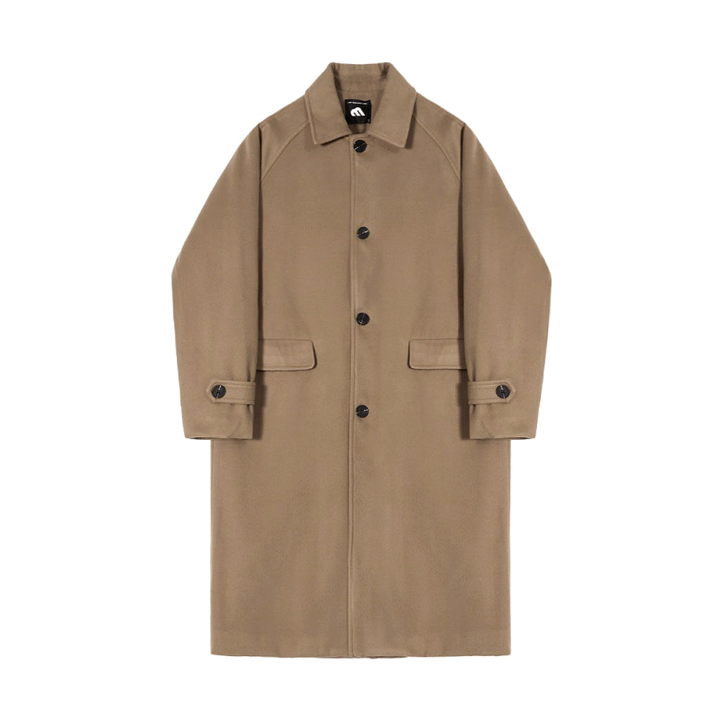 WoolElite™ Men's Long Coat – Autumn & Winter Classic - enhanced image 2