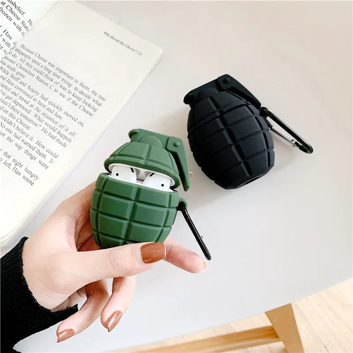 Z. Airpod case protective case cartoon silicone Accessories - enhanced image 3