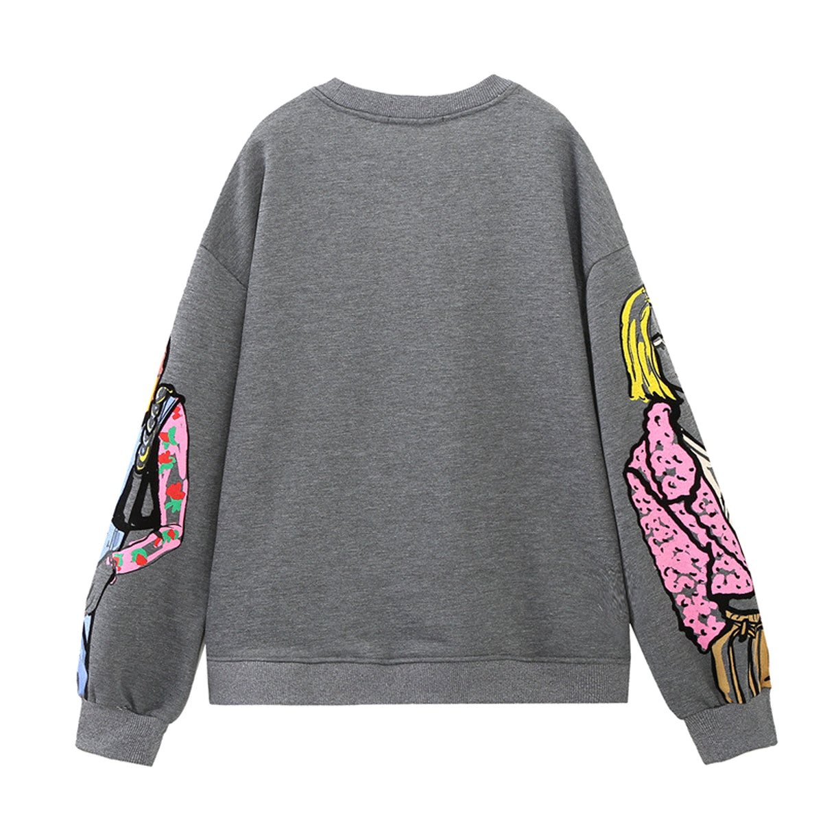 Lazy Style Top Girls' Printed Sweater - enhanced image 3