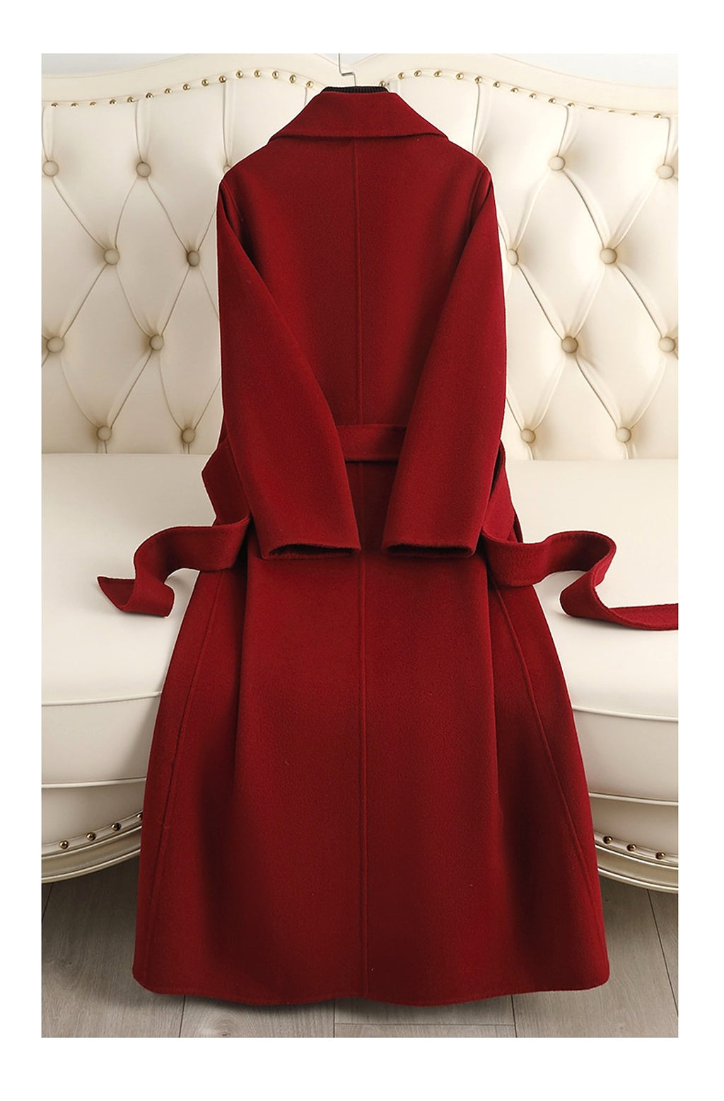 Autumn & Winter Temperament Korean Wool Coat for Women – Elegant & Slim Fit - enhanced image 3