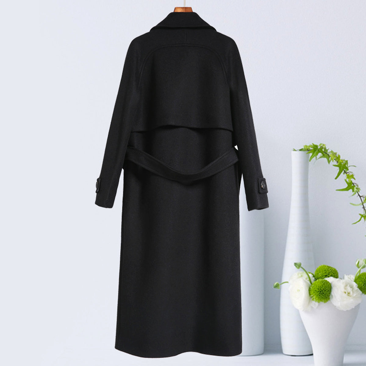 Black Silhouette Overcoat – Haute Edition 25 - enhanced image 3