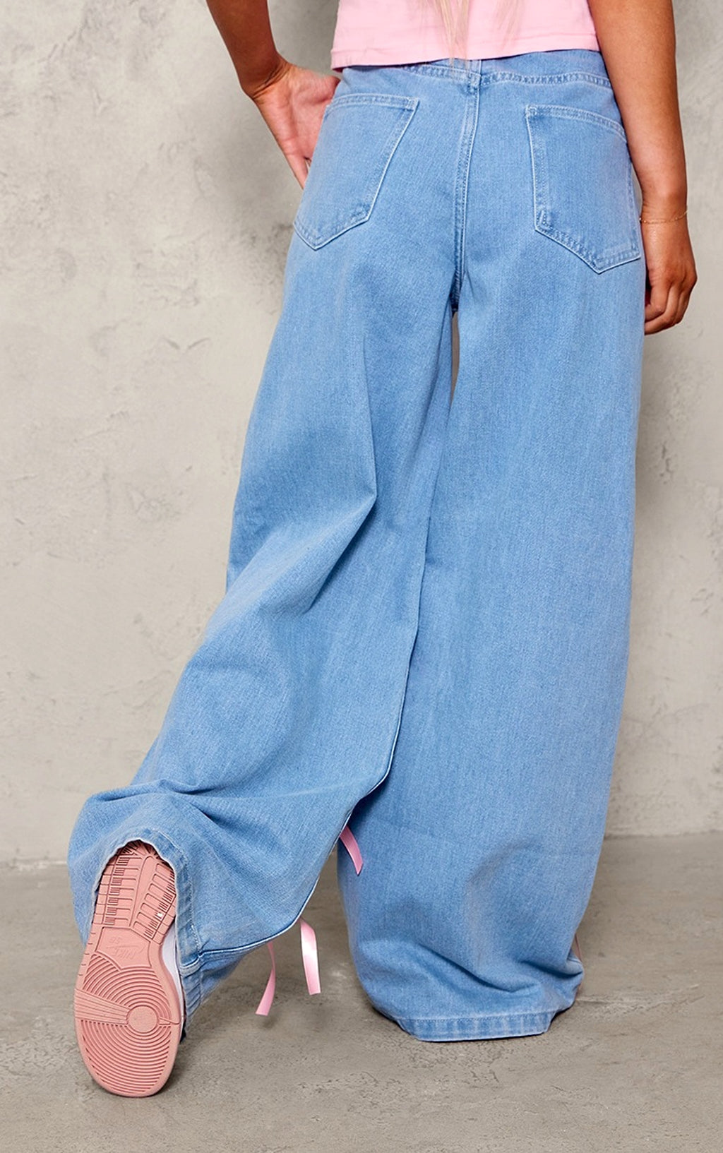 Bow High Waist Wide Leg Jeans – Haute Edition 25 - enhanced image 3