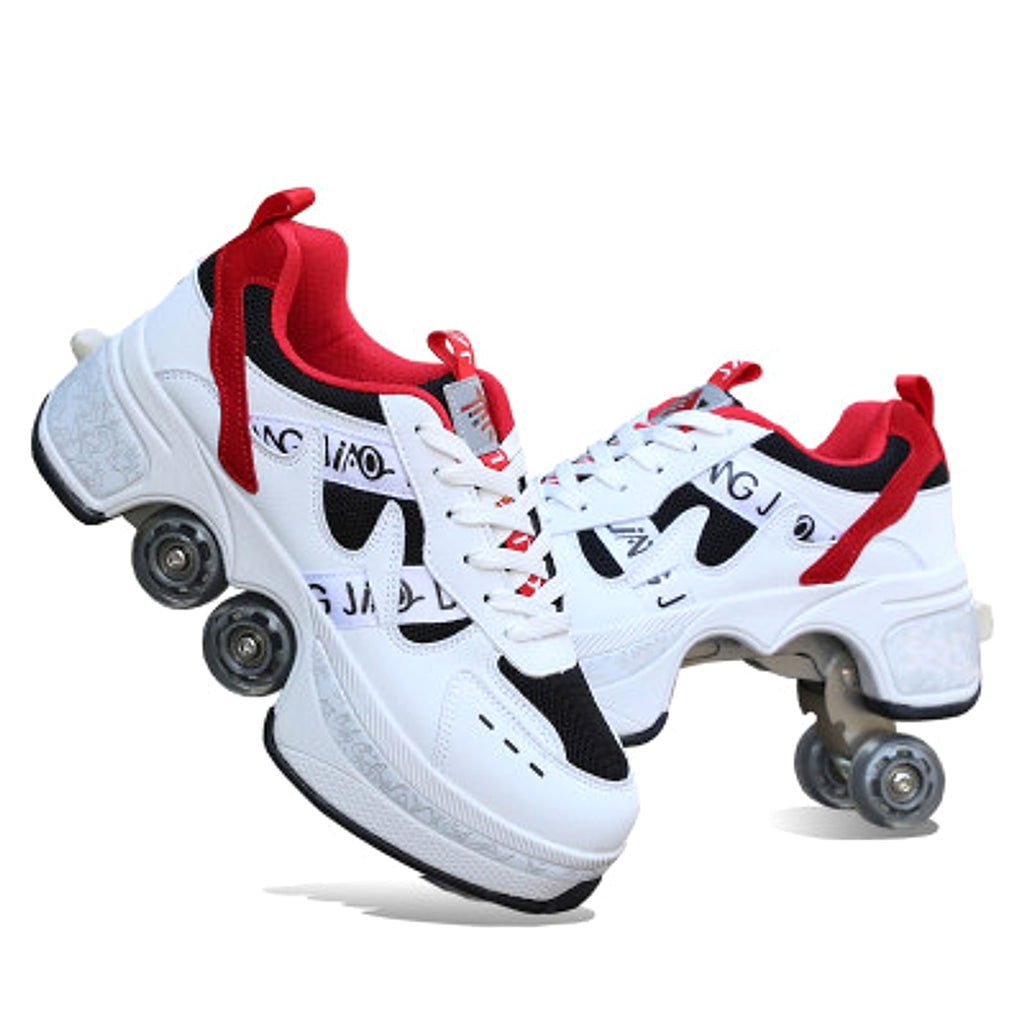 Breathable Childrens Heelys Single And Double Roller Skates - enhanced image 3