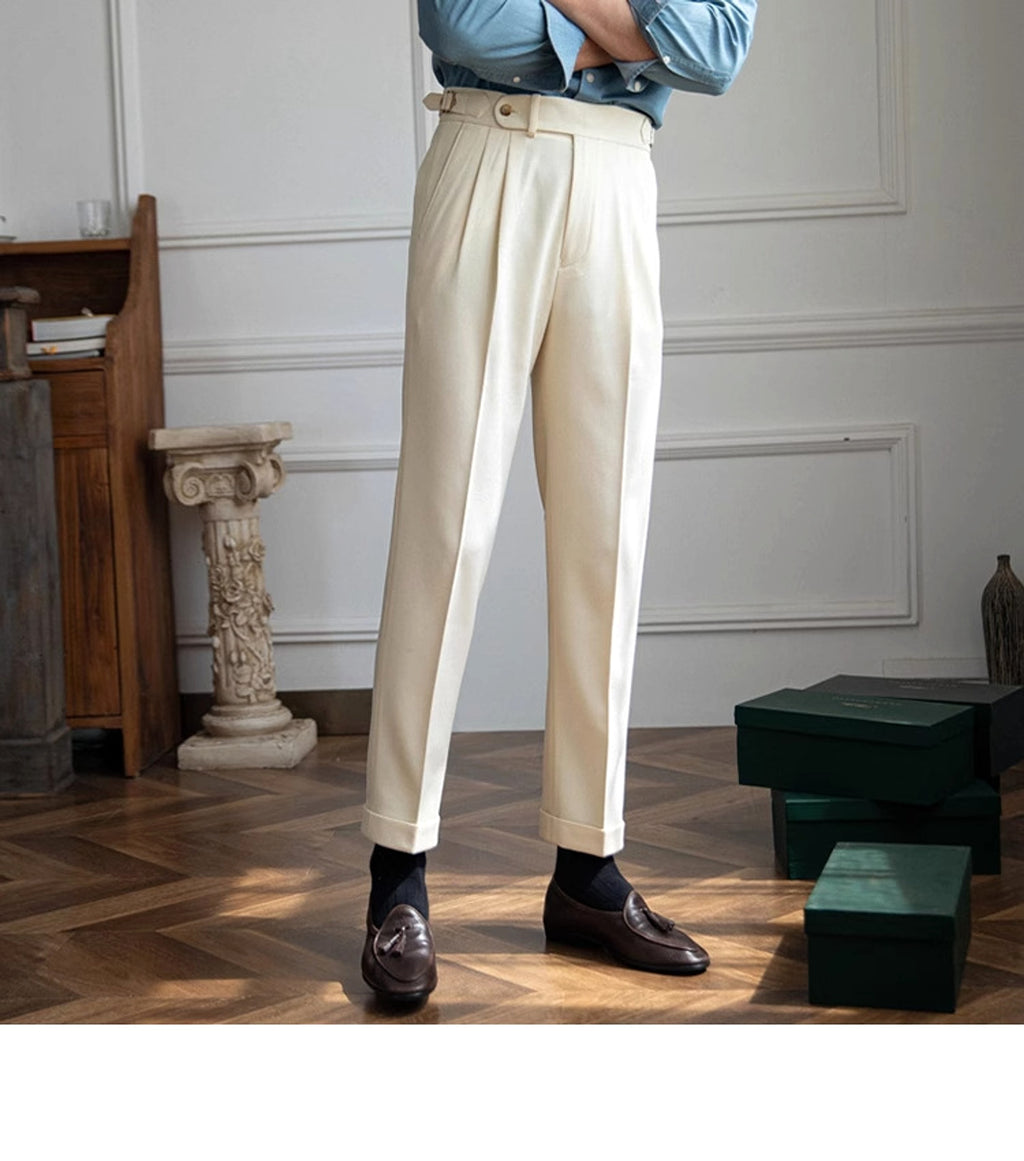 British Men Business Casual Pants - enhanced image 3