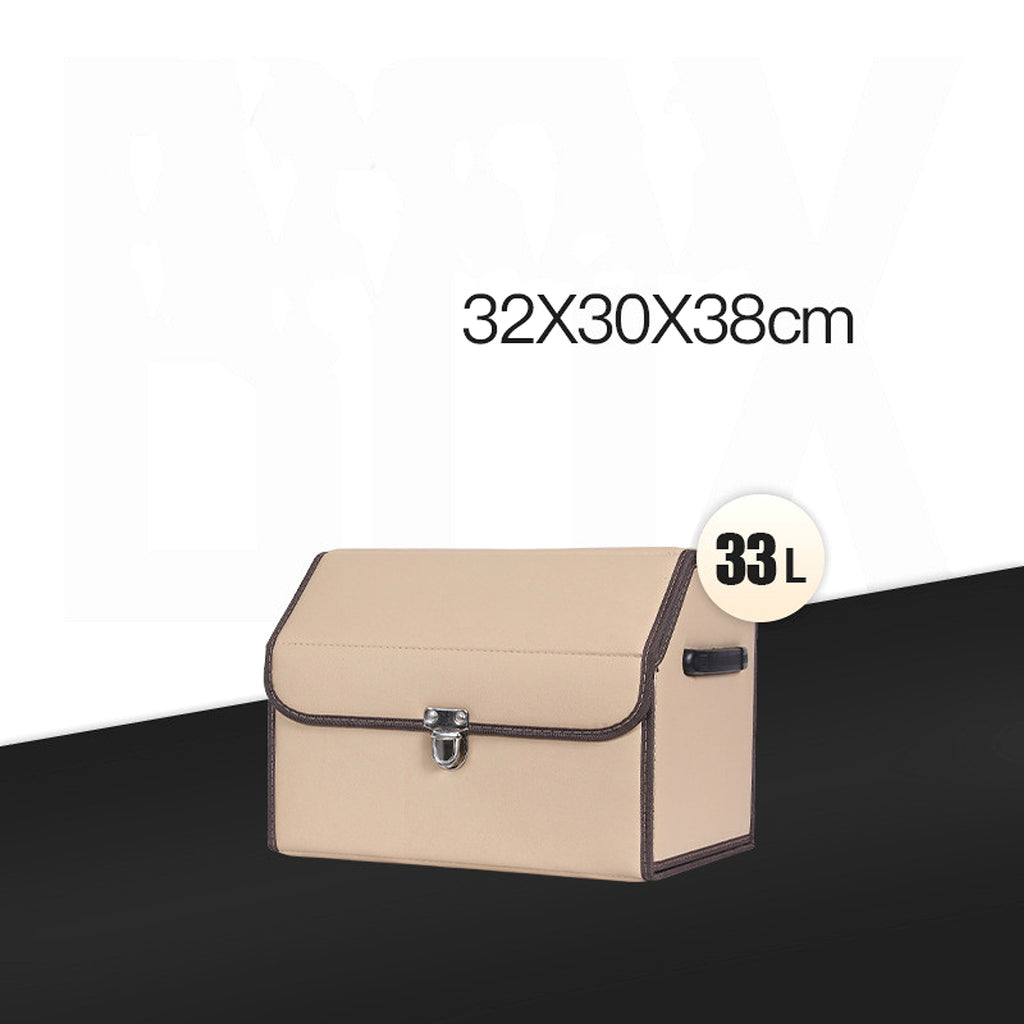 CarVault™ – Foldable Car Trunk Storage Box (Leather Style) - enhanced image 3