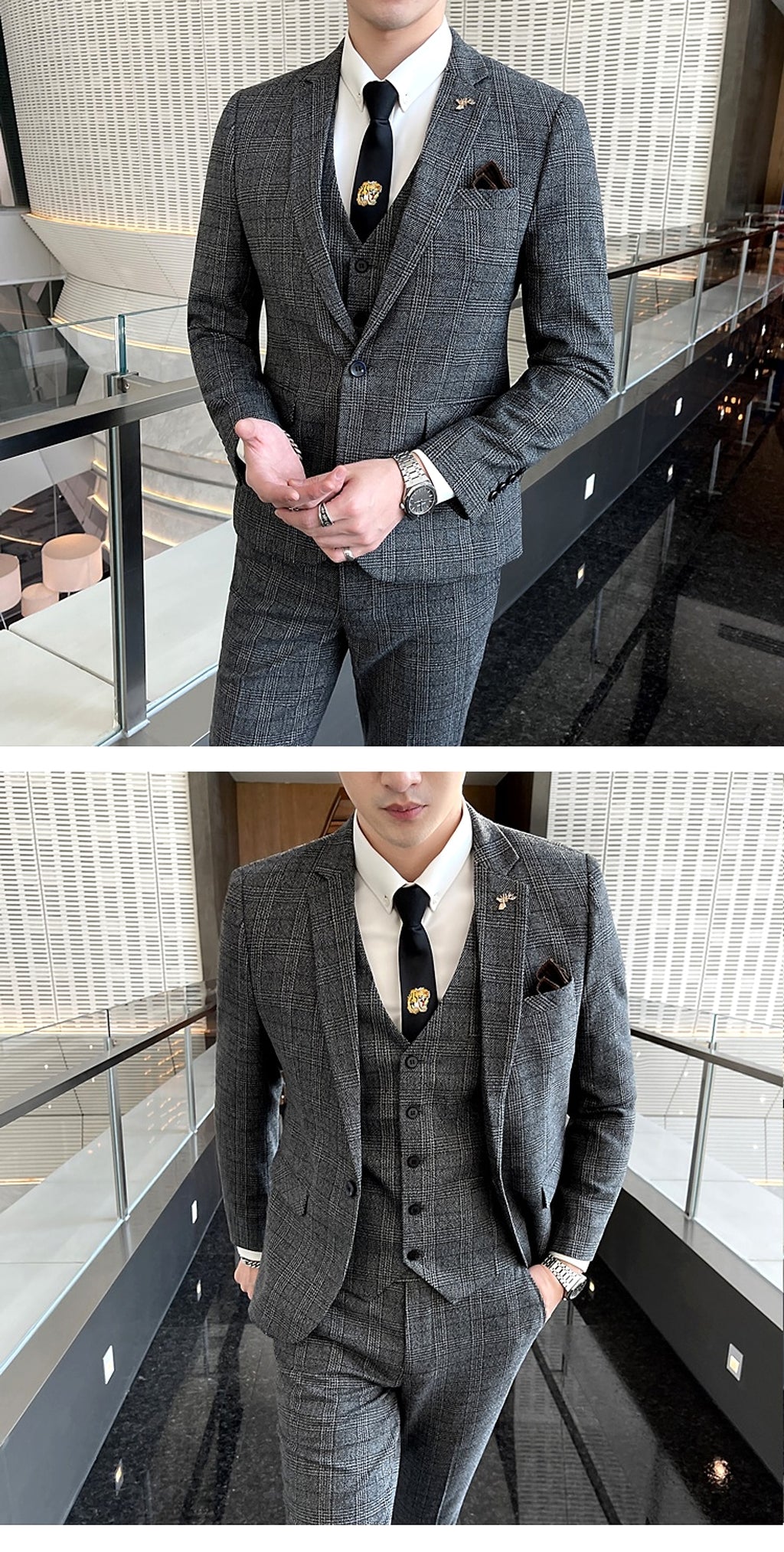 SartoForm™ – 3-Piece Executive Suit Set for Men - enhanced image 3
