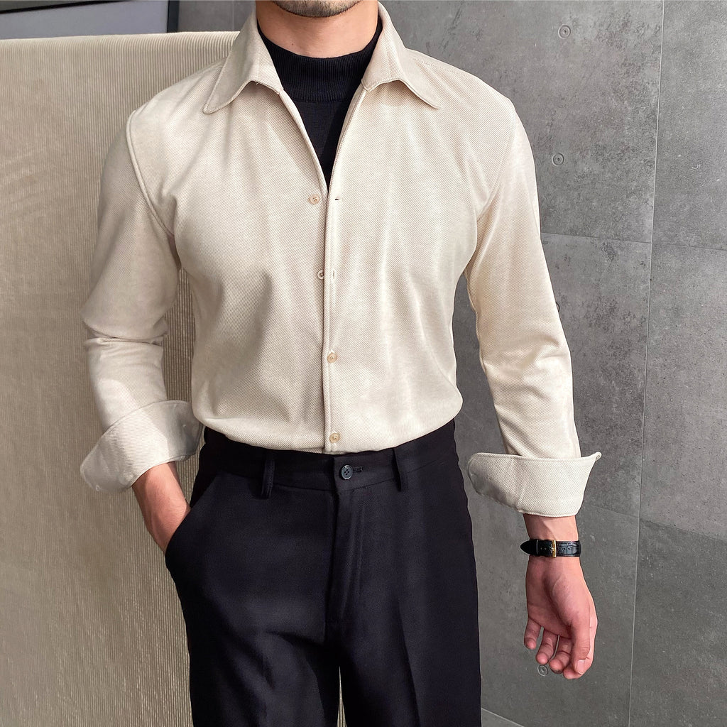 Casual Versatile DressShirt For Trendy Men - enhanced image 3