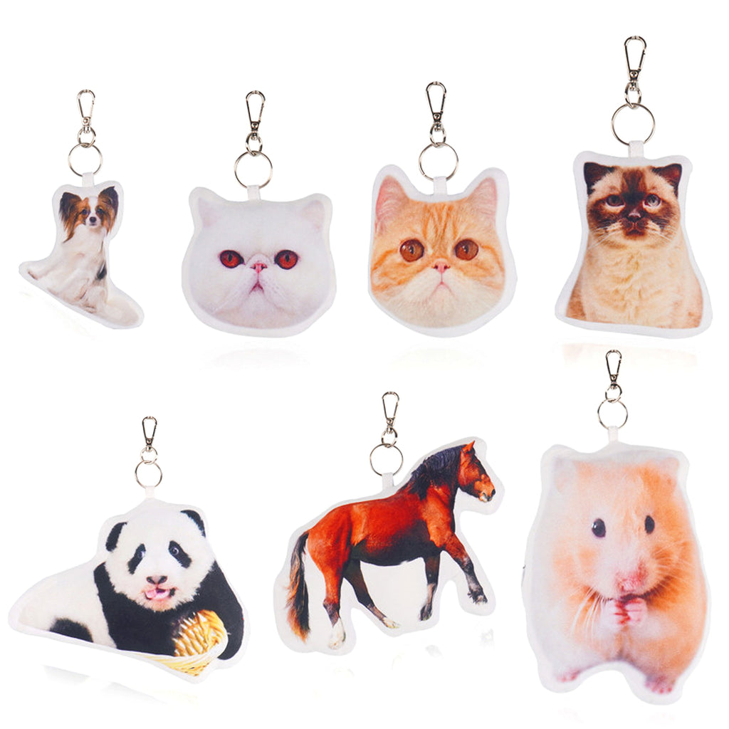 Custom Pet Photo Keychain – Personalized Gift for Pet Lovers! - enhanced image 3