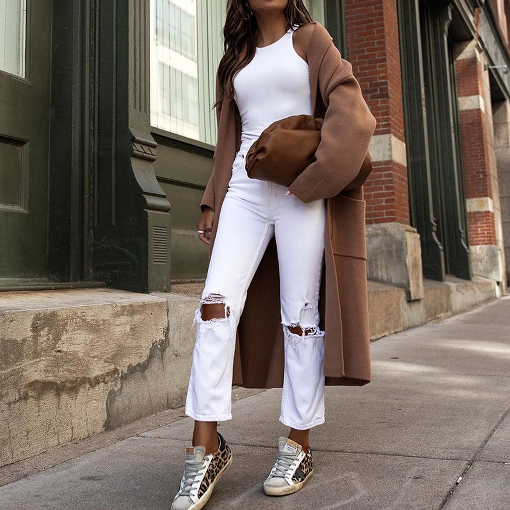 Check Color Jacket With Turn Over Collar - enhanced image 3