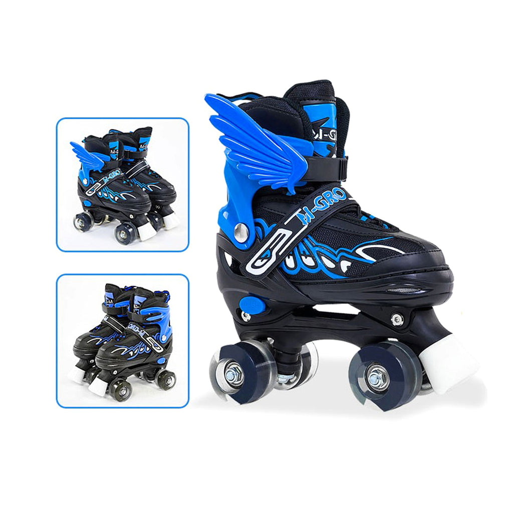 Children Adjustable Skates Roller Skates Boys Girls Kid's Roller  4-Wheels Outdoor Sports Skates - enhanced image 3