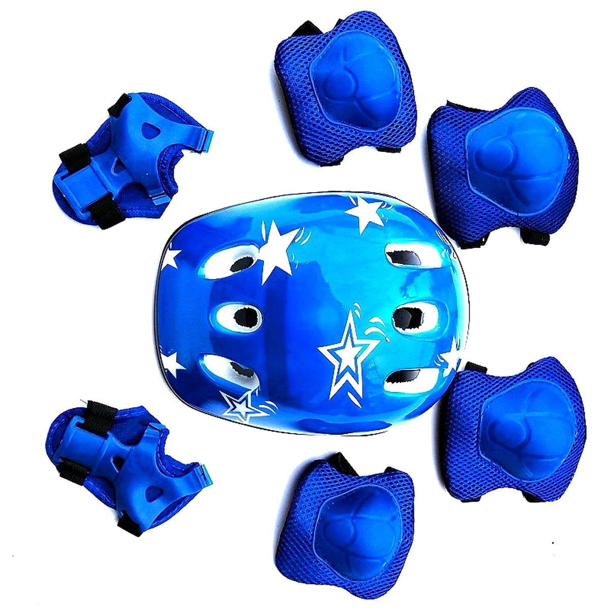 Children's Roller Skating Protective Gear, Children's Thickening Helmet Seven-piece Suit - enhanced image 3