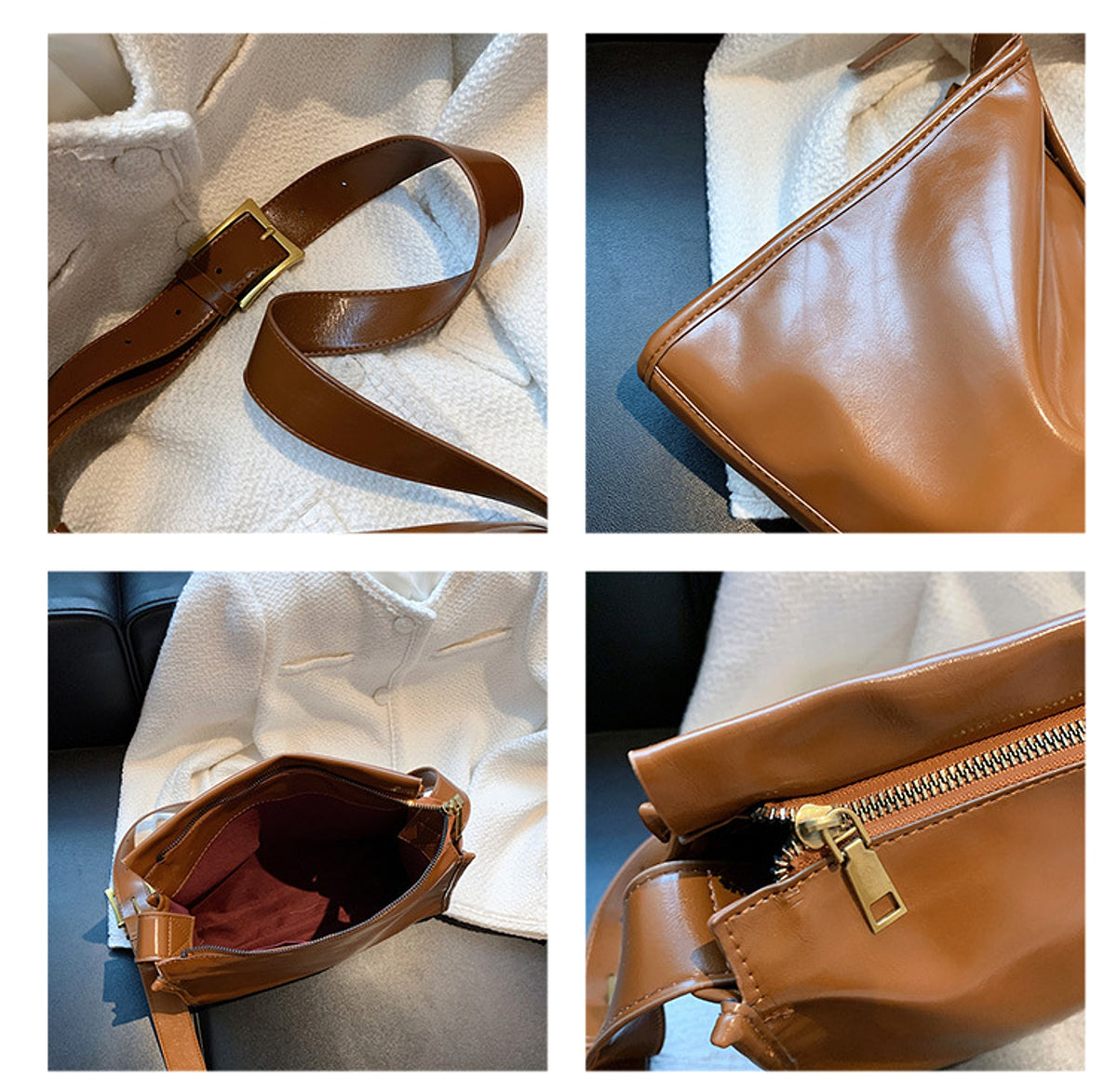 CityEdit™ – Retro Large Tote with Bold Strap - enhanced image 3