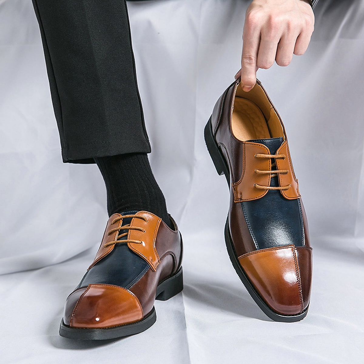 Business Formal Wear Leather Shoes Men - enhanced image 3