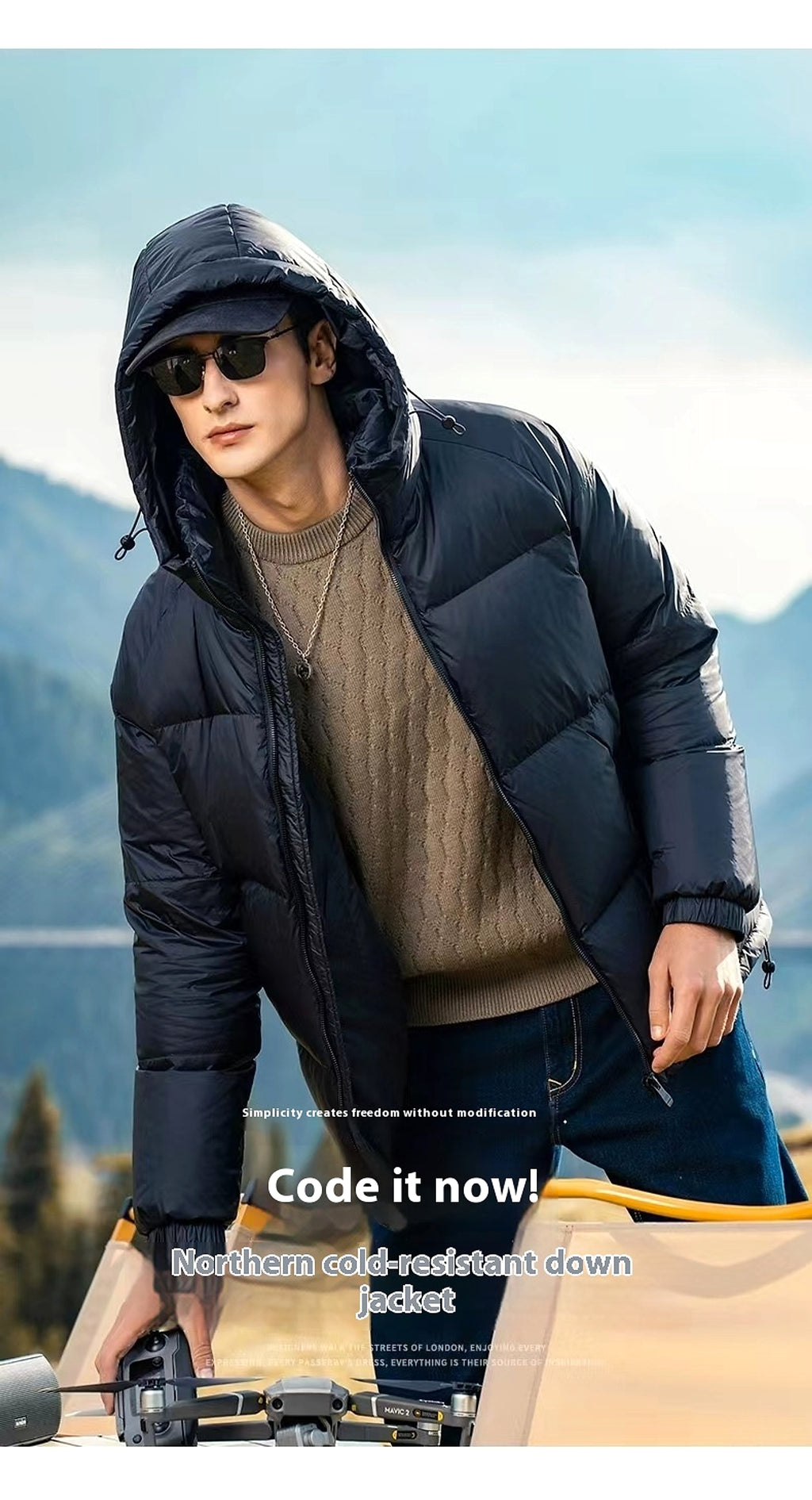 GlacierMode™ Down Puffer – Haute Homme Edition - enhanced image 3