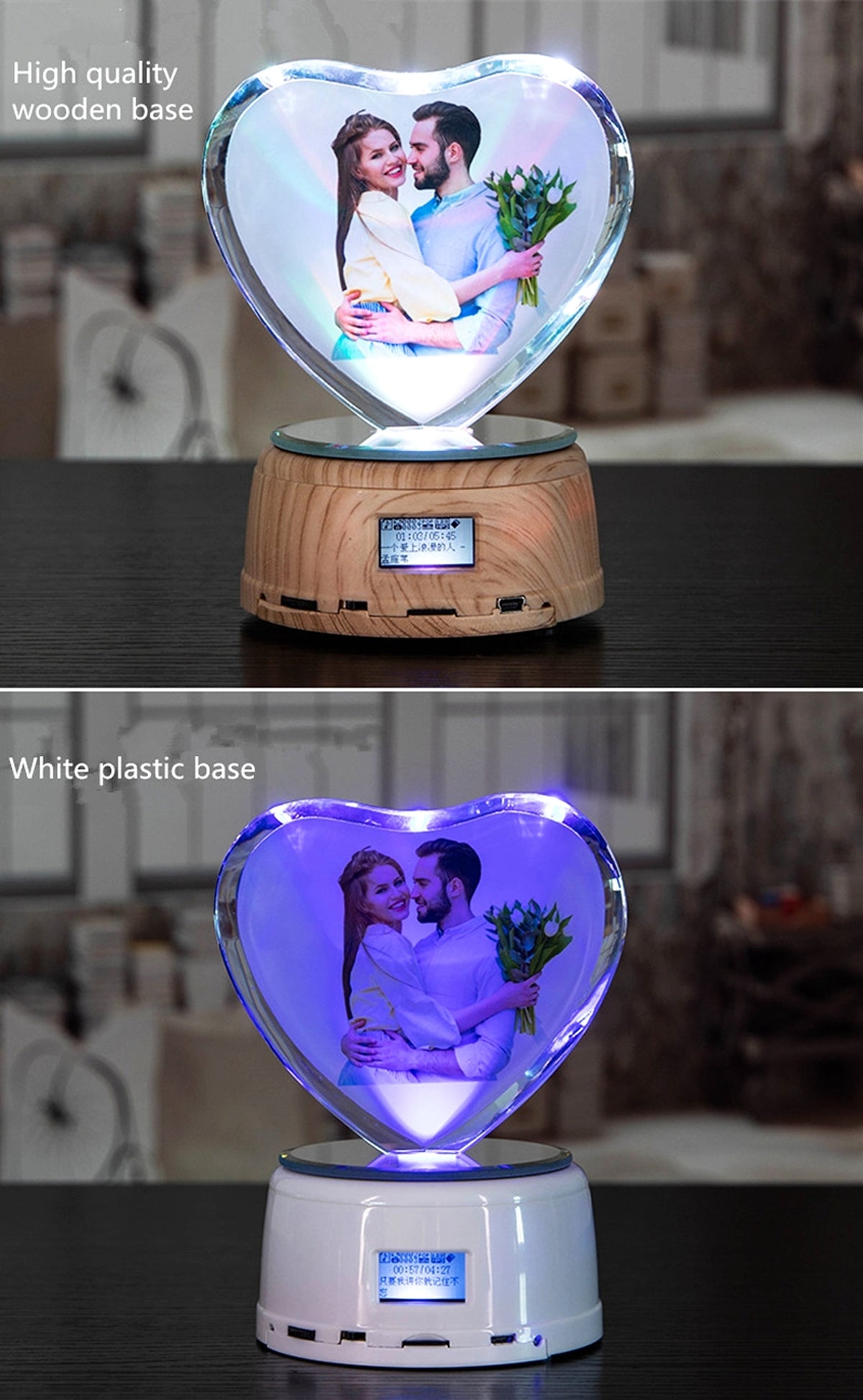 CrystalTune™ – Custom 3D Crystal Lamp with Bluetooth Music & LED Light - enhanced image 3